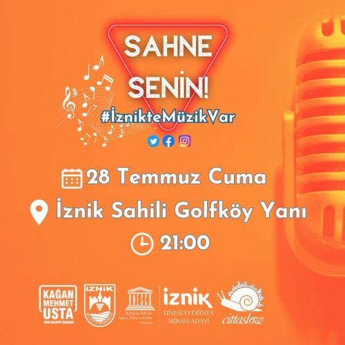 Sahne Senin İznikte Müzik Var