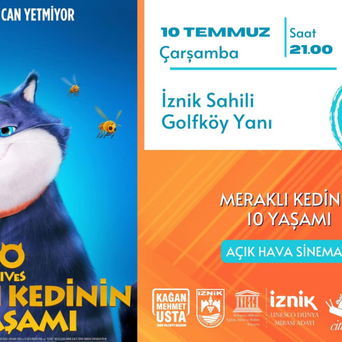 MERAKLI KEDİNİN 10 YAŞAMI ANİMASYON FİLM GÖSTERİMİ