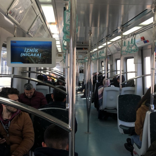 İZNİK ANKARA METROLARINDA TANITILIYOR