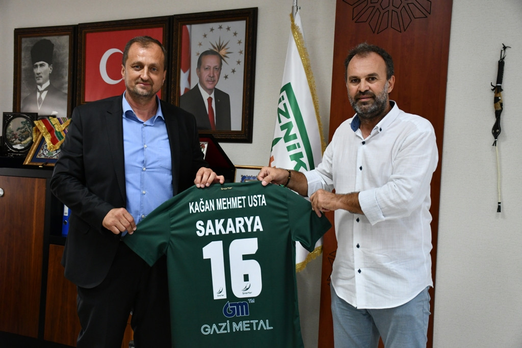 BAŞKAN USTA'YA SAKARYA AMPUTE KULÜBÜNDEN ZİYARET